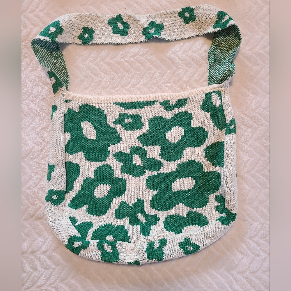 NWT COTTON SHAMROCK BAG TOTE